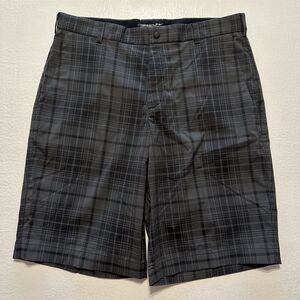 Nike Golf 34 x 11" Gray Plaid Tour Performance Core Performance Shorts‎ 509182